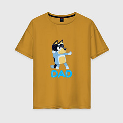 Женская футболка оверсайз Doggy Dad
