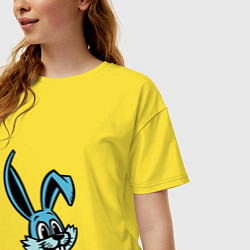 Футболка оверсайз женская Blue Bunny, цвет: желтый — фото 2