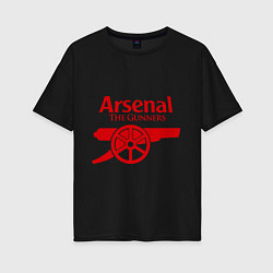 Женская футболка оверсайз Arsenal: The gunners