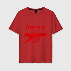 Женская футболка оверсайз Arsenal: The gunners