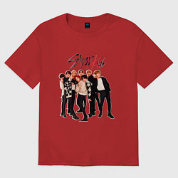 Женская футболка оверсайз Bang Chan Lee Know Changbin Hyunjin Han Felix Seun