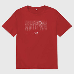 Женская футболка оверсайз Звездная Лиса