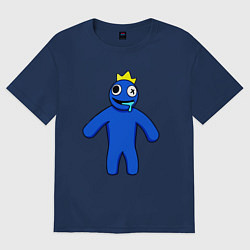 Футболка оверсайз женская Синий из Роблокс, цвет: тёмно-синий