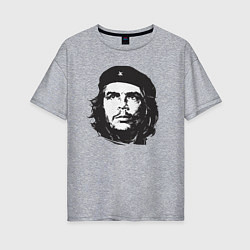 Женская футболка оверсайз Че Гевара - рисунок