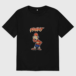 Женская футболка оверсайз Джимми Гокинс-fight