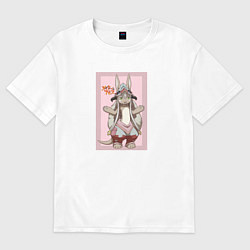 Футболка оверсайз женская Nanachi art, цвет: белый