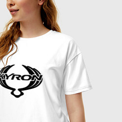 Футболка оверсайз женская SsangYong Kyron, цвет: белый — фото 2