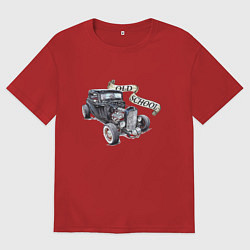 Женская футболка оверсайз Old school - Retro