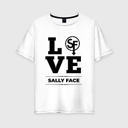 Женская футболка оверсайз Sally Face love classic