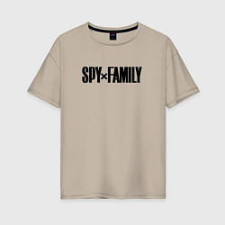 Женская футболка оверсайз Spy Family - Logo