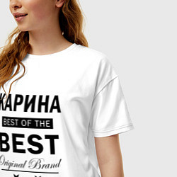 Футболка оверсайз женская Карина best of the best, цвет: белый — фото 2