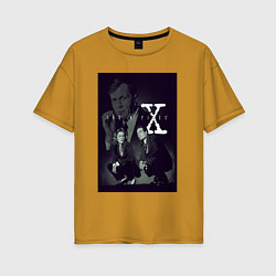 Женская футболка оверсайз X poster