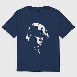 Футболка оверсайз женская Biggie, цвет: тёмно-синий