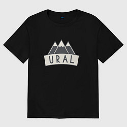 Футболка оверсайз женская URAL, цвет: черный