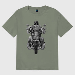 Женская футболка оверсайз Ride biker