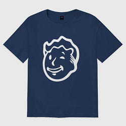 Футболка оверсайз женская Vault Boy art, цвет: тёмно-синий