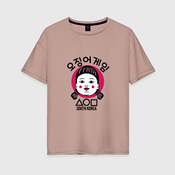 Женская футболка оверсайз South Korea
