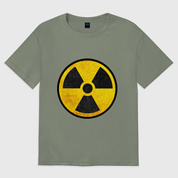 Футболка оверсайз женская Atomic Nuclear, цвет: авокадо