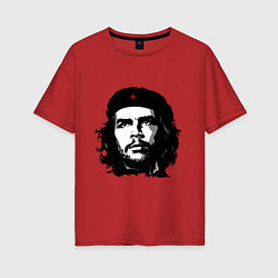 Футболка оверсайз женская Ernesto Che Guevara, цвет: красный
