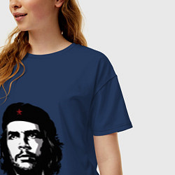 Футболка оверсайз женская Ernesto Che Guevara, цвет: тёмно-синий — фото 2