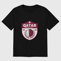 Женская футболка оверсайз Qatar - World Cup