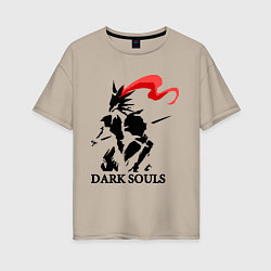 Женская футболка оверсайз Dark Souls