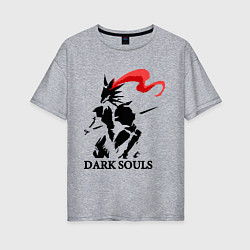 Женская футболка оверсайз Dark Souls