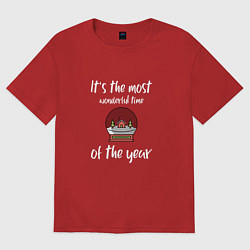 Женская футболка оверсайз Лучшее время года