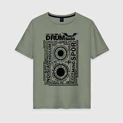 Женская футболка оверсайз DNB Cassette