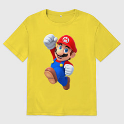 Футболка оверсайз женская Мaрио, цвет: желтый
