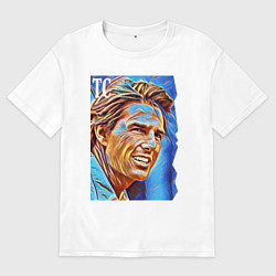 Женская футболка оверсайз Tom Cruise - film actor