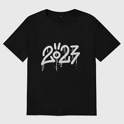 Женская футболка оверсайз Ушки 2023