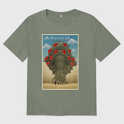 Женская футболка оверсайз Nausicaa poster