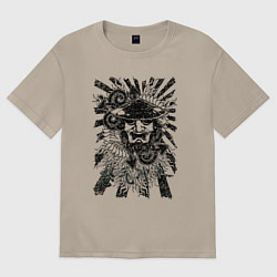 Женская футболка оверсайз Японский монстр поп арт