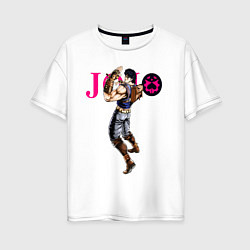 Женская футболка оверсайз Джонатан Джостар - JoJo Bizarre Adventure