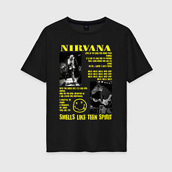 Женская футболка оверсайз Nirvana SLTS