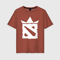 Женская футболка оверсайз Dota king