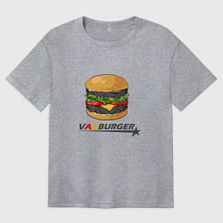 Женская футболка оверсайз VAGburger tyres
