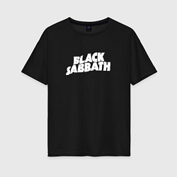 Футболка оверсайз женская Black Sabbath Paranoid, цвет: черный