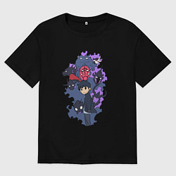 Женская футболка оверсайз Владыка теней