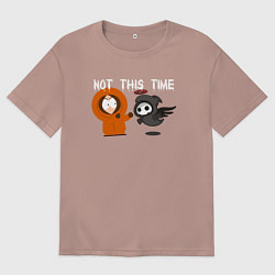 Футболка оверсайз женская Не в этот раз, цвет: пыльно-розовый