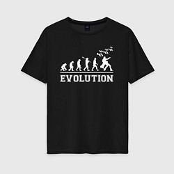Женская футболка оверсайз JoJo Bizarre evolution