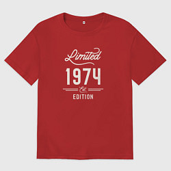 Женская футболка оверсайз 1974 ограниченный выпуск