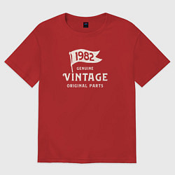 Женская футболка оверсайз 1982 подлинный винтаж - оригинальные детали