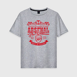 Женская футболка оверсайз Arsenal 1886