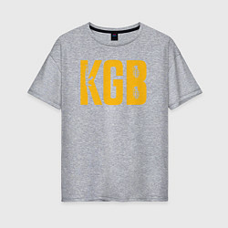 Женская футболка оверсайз KGB