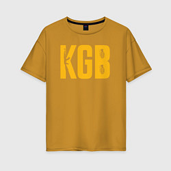 Женская футболка оверсайз KGB