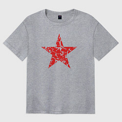 Женская футболка оверсайз Star USSR