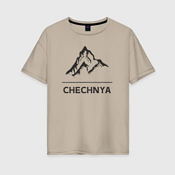 Женская футболка оверсайз Чечня Россия