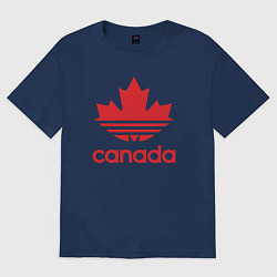 Футболка оверсайз женская Red Canada, цвет: тёмно-синий